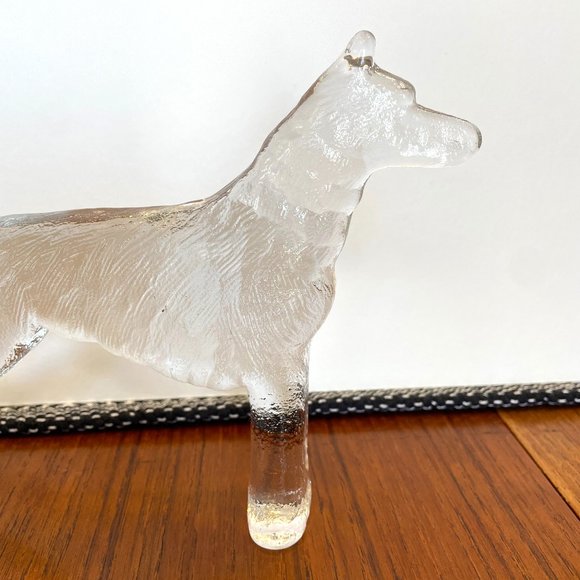 Kosta Boda Sweden German Shepherd Dog Figurine - Picture 2 of 8